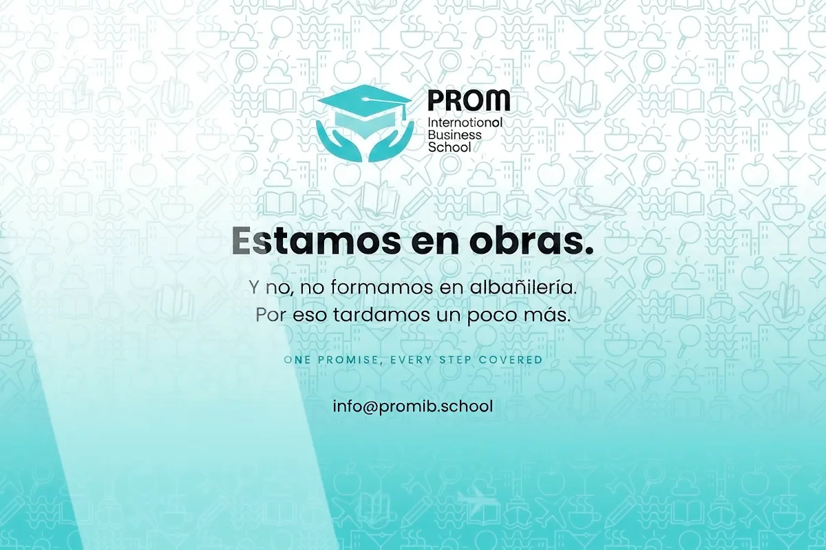 Captura de la web PROM International Business School